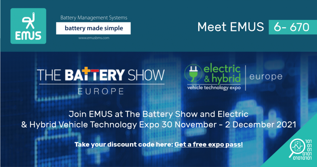 EMUS BMS_The Battery Show Stuttgart 2021