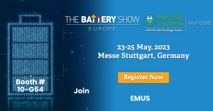 EMUS at The Battery Show Europe 2023